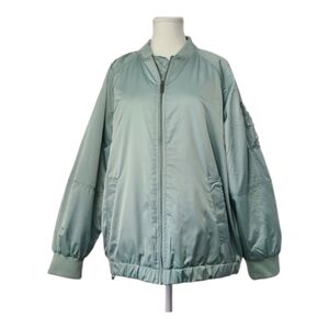 A New Day seafoam green bomber jacket size medium pastel casual streetwear